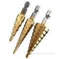 HSS Titanium Coated Step Drill Bit Set